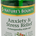 Nature's Bounty Anxiety and Stress Relief- Ashwagandha KSM 66 Tablets - 50 Ct