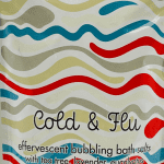 Cold & Flu Relief: 100% Natural Effervescent Bath Salts