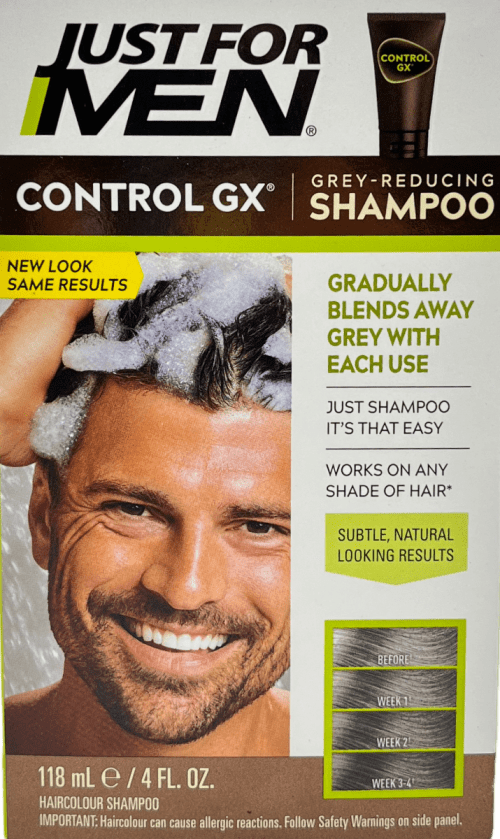 Control GX Grey Reducing Shampoo - Just For Men 4oz