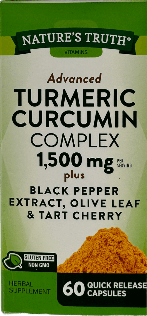 Nature's Truth Advanced Turmeric Curcumin Complex 1500mg