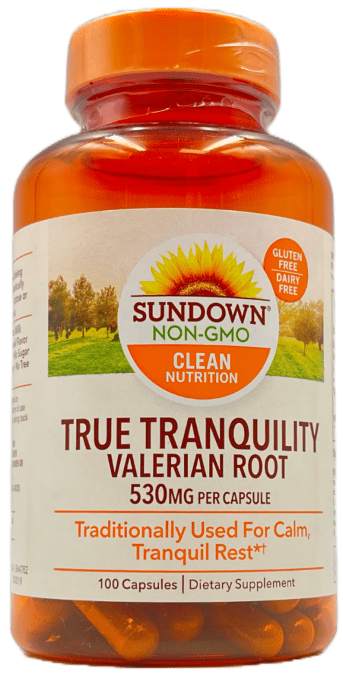 Sundown - True Tranquility Valerian Root 530 mg Capsules - 100 Ct