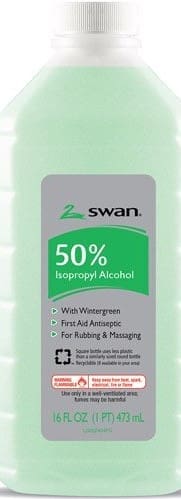 Swan - 50% Isopropyl Alcohol - 16 FL OZ