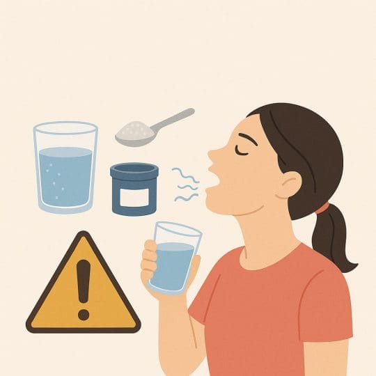 Salt Water Gargling